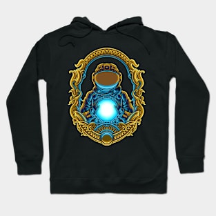 astronaut and the lighting ball Hoodie